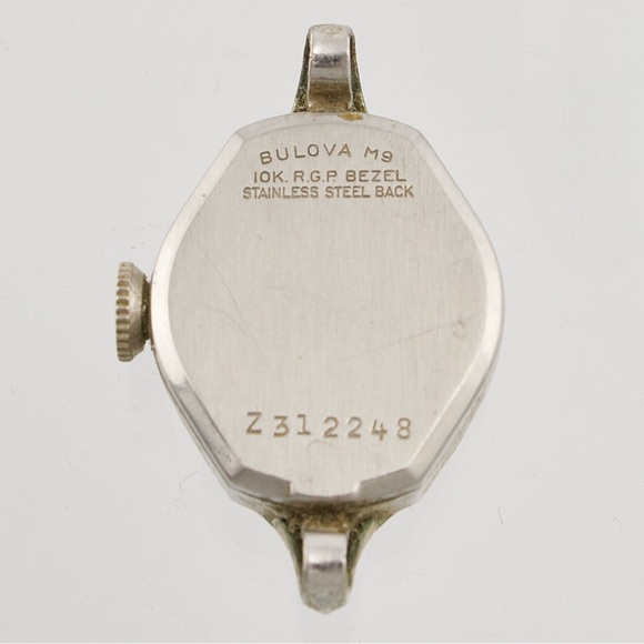 Vintage Bulova M9 Ladies Watch 10K Rolled Gold Plate Stainless Steel Mechanical main image 4